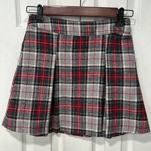 Copper Key plaid skirt, girls size M. EUC